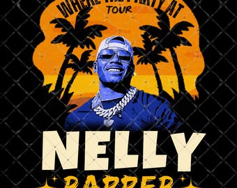 NELLY T-shirt Design PNG. Rap, Rapper, Hip-hop, Retro 90s Style ...