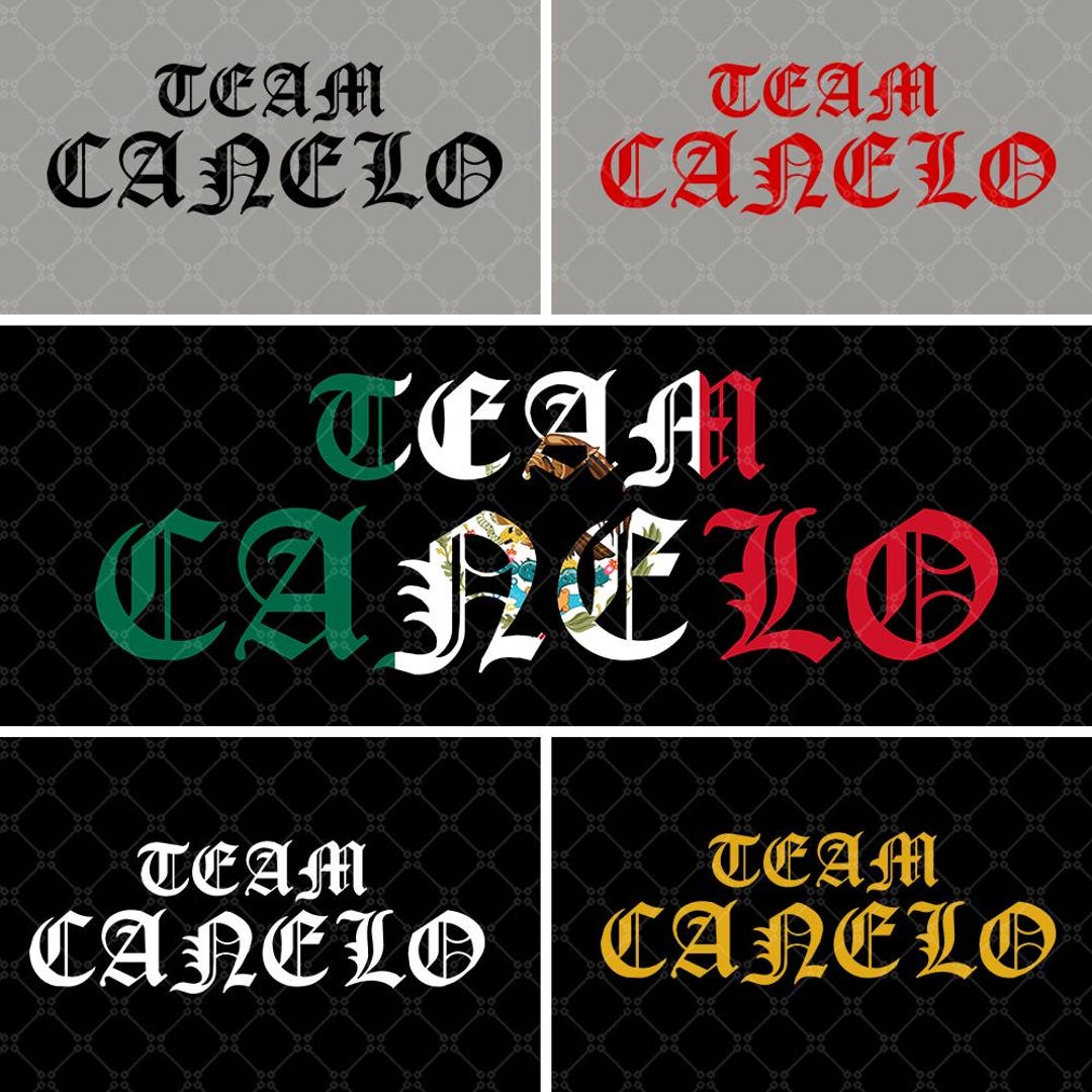 Bundle 5 PNG File, Team Canelo Digital File, Canelo Álvarez Premium PNG ...