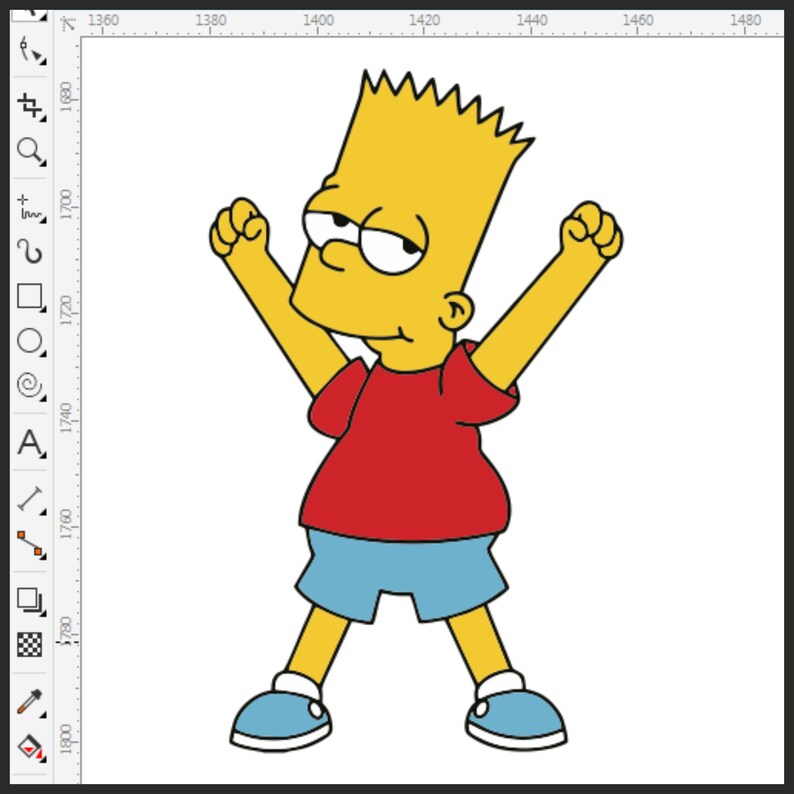 Simpson SVG Digital File, Clipart, Svg, Ai, Cdr, Dxf, Pdf, Eps, Png ...