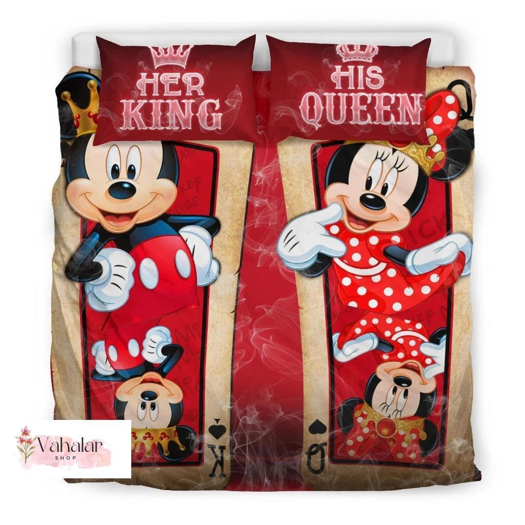 Mickey Minnie Bedding Set, Mickey And Minnie Duvet Set, Mickey And ...