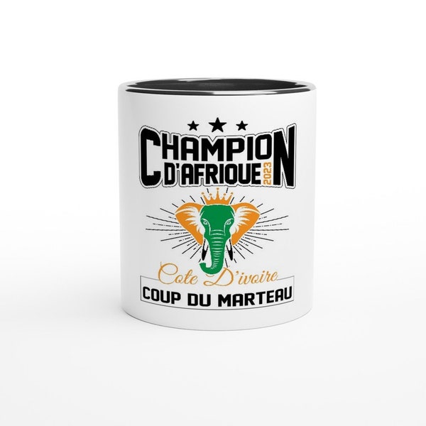 Tasse mug Côte d’ivoire Champion de la coupe d’Afrique des nations – CAN 2023 - 2024 Abidjan Yamoussoukro