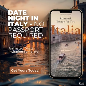 Jantar de Datenight convida | Presente para recém-casados à noite | Ideias envolventes para encontros noturnos | Modelo de encontro noturno | Encontro Romântico | Noites de Encontro Únicas