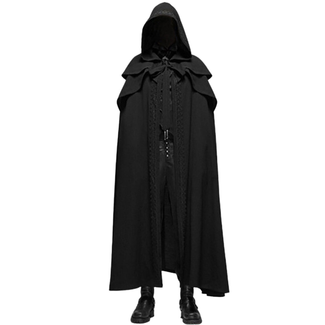 Medieval Viking Hooded Cloak Renaissance Witch Mens Cloak Etsy