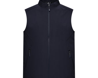 Versatile and Trendy Men's Golf Vest: Water-Resistant, Breathable, and Wrinkle-Resistant SS91111