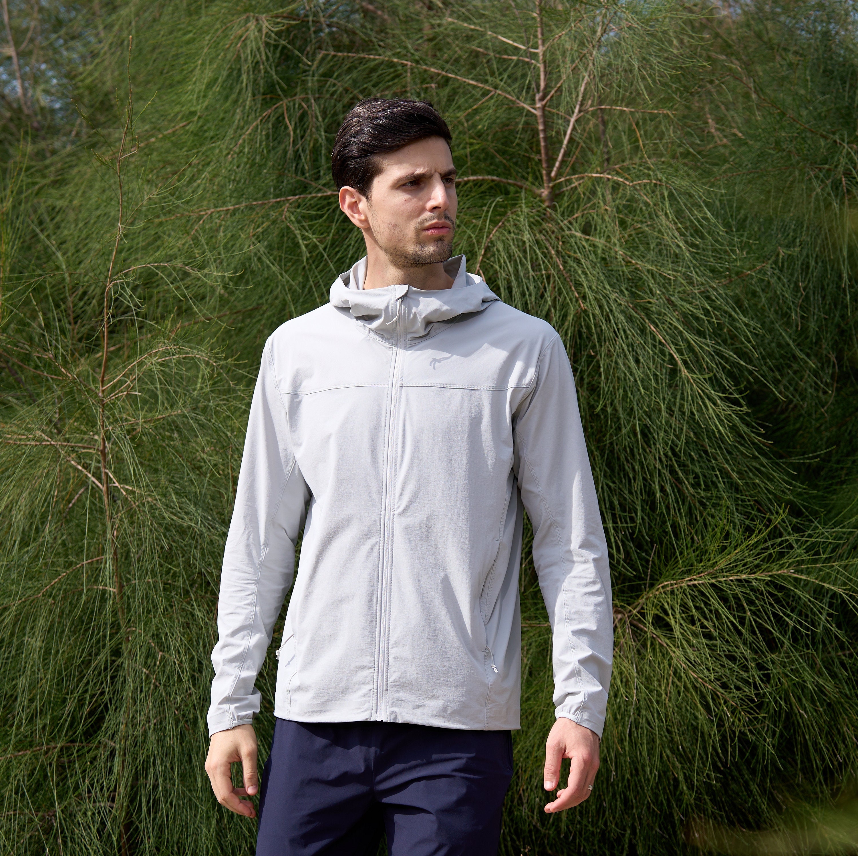 Summer UPF 50+ UV Proof Men Skin Coats Hooded Sun Protection