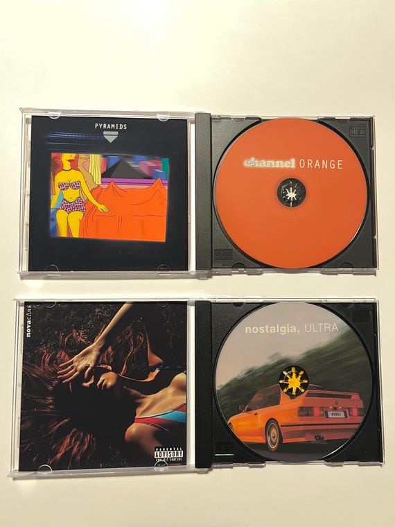 Frank Ocean Cds W Case Custom Blond, Channel Orange & Nostalgic