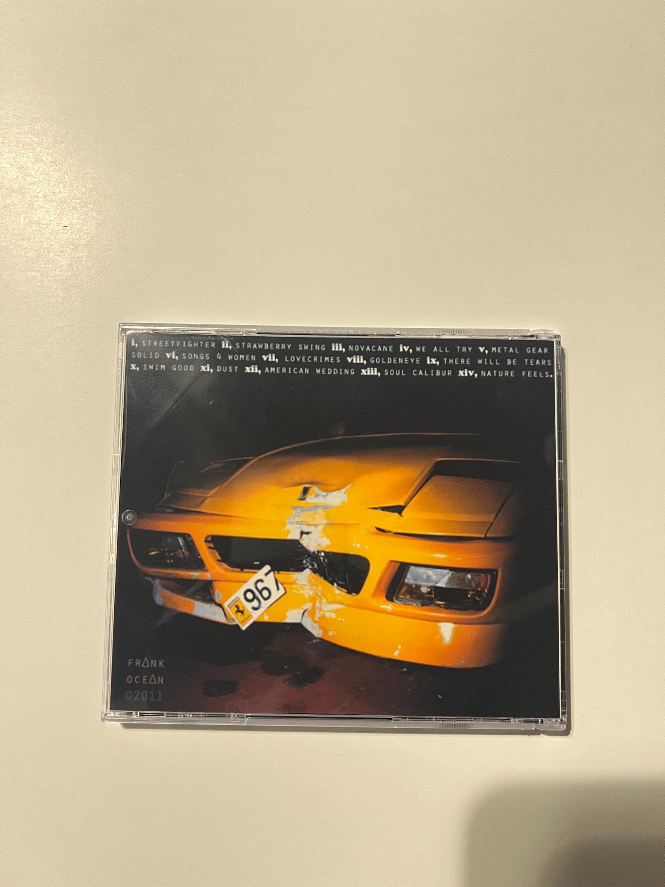 Nostalgia Ultra Frank Ocean CD W Case Custom - Etsy