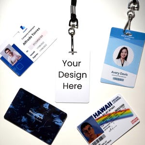 Tarjeta de identificación de PVC personalizable: sube tu propia foto. Identificación falsa Mclovin