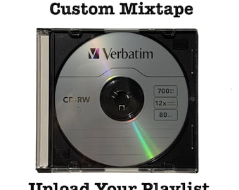 Custom CD Mixtape: Personalized Playlist, Jewel Case or Sleeve