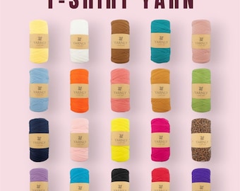 Yarnly T-Shirt Yarn for Crochet Bags (200g Ball)