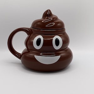 Poop Emoji Mug: Funny Gag Gift for Coworker
