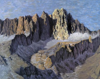 Mt Whitney Alpenglow Printable Wall Art – 4 Sizes Instant Download (From an Award-Winning Artist)