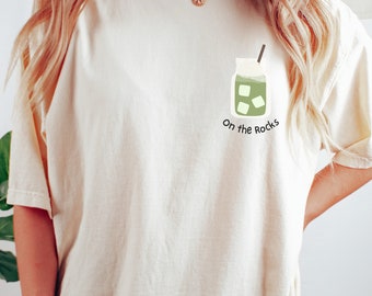 On The Rocks Matcha Camisa Matcha Regalo Matcha Lovers Matcha Lover Regalo Camisa de Té Verde Camisa Kawaii Camisa Amante del Té Camisa On The Rocks