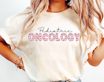 Coquette Pediatric Oncology Nurse Shirt Pediatric Oncology Nurse Gift Peds Nurse T-shirt Pediatric Nurse Graduation Gift Cancer Nurse Shirt