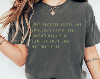 Camisa Matcha Regalo Matcha Amantes del Matcha Regalo amante del Matcha Camisa de té verde Camisa Kawaii Camisa amante del té
