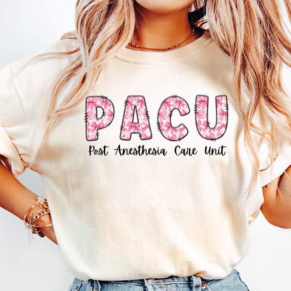 Kokette Pacu Krankenschwester Shirt Kokette Pacu Krankenschwester T Shirt Krankenschwester Wertschätzung Geschenk Post Anästhesie Pflegeheim Rosa Tshirt Krankenschwester Abschlussgeschenk