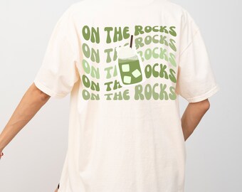 Camiseta Matcha On The Rocks Regalo Matcha Amantes del matcha Regalo para amantes del matcha Camiseta de té verde Camiseta Kawaii Camiseta para amantes del té Camiseta On The Rocks