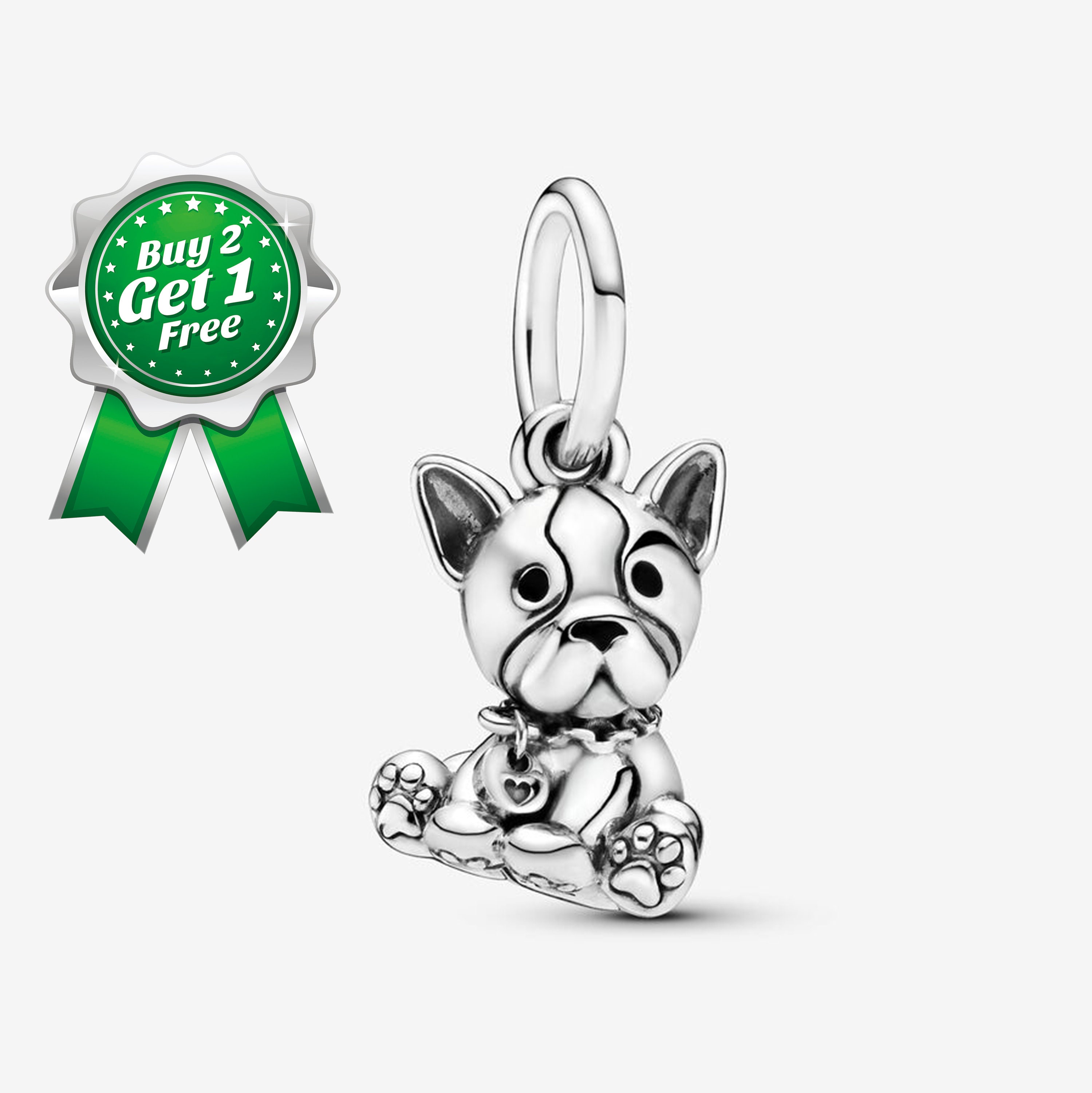 Pandora english shop bulldog charm