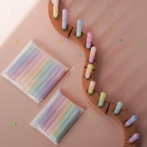 Lichterfest | Geburtstagskerzen | Pastell | Kleine Kerzen für den Geburtstagszug | Kindergeburtstag | Kleine Fete | Geschenk für Kinder