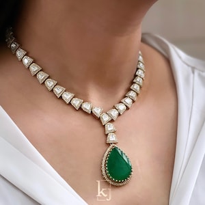 Sabyasachi Necklace set/Victorian choker set/Big Kundan choker set/Sabyasachi jewelry/Indian choker/Punjabi jewelry/Indian Bridal set/Indian
