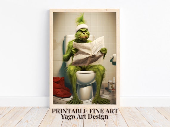 Grinch toilet seat cover sale