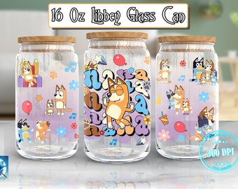 Mother Dog Day 16oz Libbey Glass Can Wrap Sublimation Design Png | Mother Day Glass Can, Mother Dog Libbey 16oz, Mimi Dog, Commercial Use