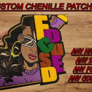 Parches de chenilla personalizados, parche de chaqueta Varsity, parches Letterman, parches de chaqueta Letterman, Chenille más parches de bordado, Hecho a pedido