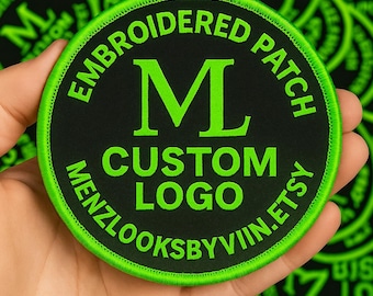 Parches bordados personalizados / Parches termoadhesivos o cosidos / Etiquetas de nombre / Parche con logotipo para chaquetas, sombreros, bolsos y ropa