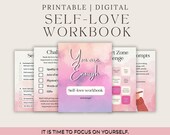 I am Enough Self-love Workbook | Self-care | Journal Prompts | Healing journey | Digital templates | Digital journal | Goodnotes templates