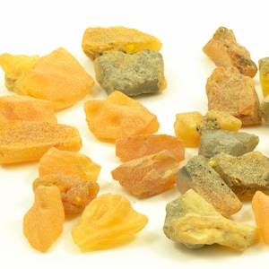 Natural Raw Baltic Amber Stones / 100% Natural Baltic Amber Polished Pieces 5-10 g / Baltic Amber Healing Souvenir stones