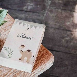 23 étapes bébé à imprimer pour téléchargement direct jusqu'à la 3ème année l Boho bébés animaux