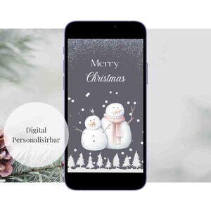Cartolina digitale per Natale, eCard per WhatsApp, e-mail, ecc.