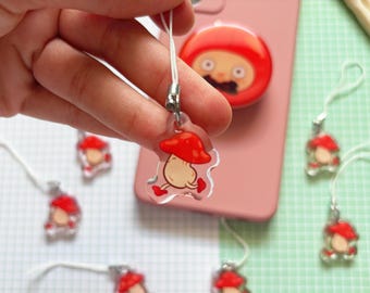 Dunmeshi - Mushroom Phone Charm