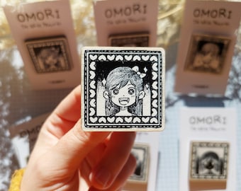 OMORI Wooden Pins - Portraits