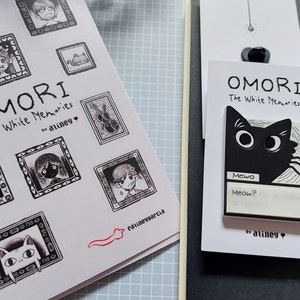 OMORI Bundle - Enamel Pin + Sticker Sheet
