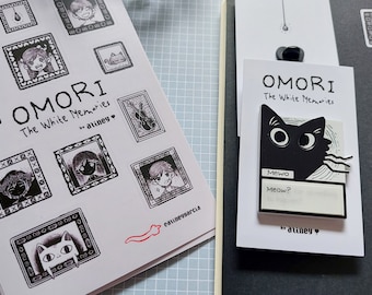OMORI Bundle - Enamel Pin + Sticker Sheet
