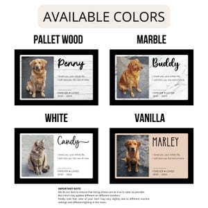 Pet urn wood with photo, cat dog ashes keepsake, custom ashes urn for cat, pet cremation urns image 5