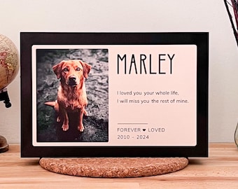 Personalized Cremation Urn for Ashes, Pet Memorial Funeral Urns Box, Wooden Decorative Urn for Dog or Cat, Cremation Keepsake Ash Box