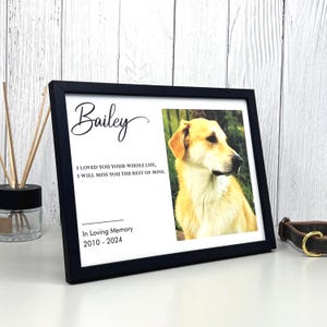 Houten asbak hond, gepersonaliseerde urn huisdier gedenkteken met hond of kat fotoprint, cadeau ouder hond