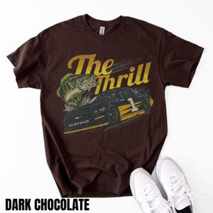 Vintage The Thrill Bass Nascar 90s Style Graphic T-Shirt, Retro Shirt Bass Racer Shirt, Car Lovers Shirt, Motorsport Apparel, Trend, Unisex