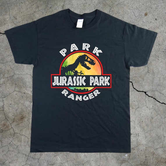 Jurassic Raptor Park Ranger Tee, Dinosaur Movie Puns Shirt, Film