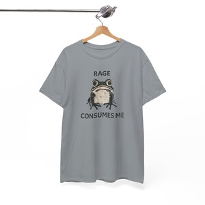 Rage Consumes Me - Funny Meme Frog Pond - T-Shirt