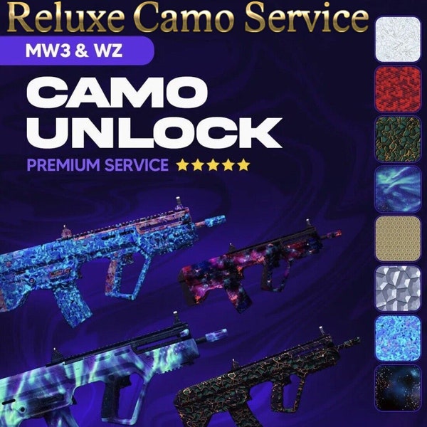 5 CAMOS MW3/WZ3 10+ classi di equipaggiamento (LEGGI DESCRIZIONE) sblocco graduale 100% sicuro