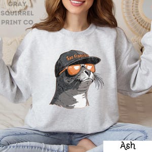 San Francisco Baseball Crewneck Sweatshirt, Unisex Sweatshirt, SF Giants Fan Gift, Baseball Lover Apparel, Sport Team Sweatshirt, City Pride