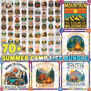 70+ Files Camping PNG Bundle, Camping Plan Png, Campfire Png, Camping Party, Vacation Family, Camping Design, Commercial Use, Digital File