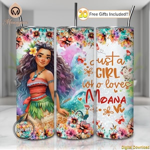 Princess Love Png, Just A Girl Who Love Princess Png, Seamless Design Png, 20oz Skinny Tumbler Sublimation Design Wrap Png, Digital File