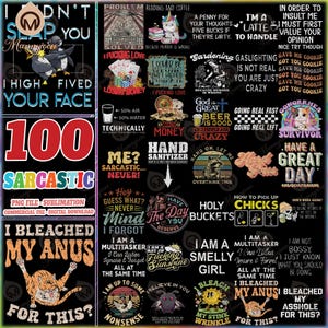 140 Files Sarcastic Png Bundle, Funny Png Designs, Sarcasm Png, Sarcastic Png, Sarcastic Quotes Png, Adult Png, Commercial Use, Digital File