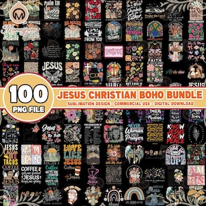 100 Files Christian PNG Bundle, God Quotes Png, Bible Verse Png, Religion Png, Christian Shirt Design Png, Commercial Use, Digital File
