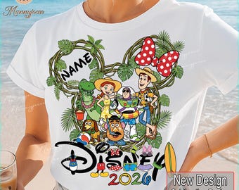 Custom Name Summer Funny Toy Friends 2026 PNG, Boys & Girls Shirt Design, Matching Family Summer Vacation Outfits, Digital Download