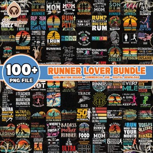 100+ Files Runner Png Bundle, Running Png, Let&#39;s Run, Jogging Png, Runner Sublimation Design Png, Runner Shirt Design Png, Digital File